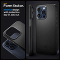 ACS06544 - iPhone 15 Pro Max Case Thin Fit in black sleek form factor. Minimal design with protection day in, day out.