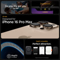 ACS08000 - iPhone 16 Pro Max Case Ultra Hybrid (MagFit) in Carbon Fiber do you. we got you. easy approach. all new designed for iPhone 16 pro max. Magfit for magsafe. Magfit compatible. perfect attraction.