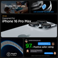 ACS08003 - iPhone 16 Pro Max Case Ultra Hybrid (MagFit) in Frost Black do you. we got you. air cushion technology. all new designed for iPhone 16 pro max. Magfit for magsafe. 97% positive seller rating.