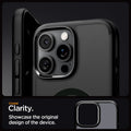 ACS08003 - iPhone 16 Pro Max Case Ultra Hybrid (MagFit) in Frost Black crystal clarity. Showcase the original design of the device.