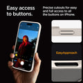 ACS08382 - iPhone 16 Pro Max Case Ultra Hybrid (MagFit) in Frost Natural Titanium easy access to buttons. Precise cutouts for easy and full access to all the buttons on iPhone.