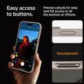 ACS08138 - iPhone 16 Pro Case Ultra Hybrid (MagFit) in Frost Natural Titanium easy access to buttons. Precise cutouts for easy and full access to all the buttons on iPhone.