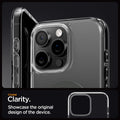 ACS08130 - iPhone 16 Pro Case Ultra Hybrid (MagFit) in Graphite crystal clarity. Showcase the original design of the device.