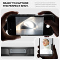 ACS08515 - iPhone 16 Case Tough Armor AI (MagFit) in Frost Black ready to capture the perfect shot. Unique camera a control button cutout for quick and easy access capture photos with zero limits.