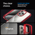 ACS07055 - iPhone 15 Pro Case Ultra Hybrid in red crystal showing the clear choice. Crystal clear design showcases your iPhone 15 Pro