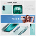 ACS08070 - iPhone 16 Plus Case Ultra Hybrid in Frost Clear iPhone 16 plus. not compatible with iPhone 16 pro, 16 pro max. ultra hybrid. the clear choice.