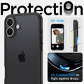 ACS08201 - iPhone 16 Case Ultra Hybrid in Matte Black protection. Oh snap. air cushion tech to fight against drops.