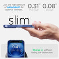 ACS08204 - iPhone 16 Case Ultra Hybrid in Sky Crystal just the right amount of added depth for optimal slimness. 0.31