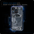 AGL06159 - iPhone 16 Pro / 16 Pro Max Optik Pro Lens Protector in zero one perfect color match with spigen ultra hybrid magfit zeroone.