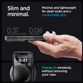 ACS06575 - iPhone 15 Pro Max Case Ultra Hybrid in space crystal showing the slim and minimal. Minimal and lightweight for sleek looks and a comfortable grip. 0.31