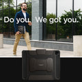 ACS01025 - iPad Pro 11-inch (2022) Rugged Armor Pro in Gunmetal showing the back