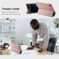 ACS07021 - iPad Pro 11-inch Case Urban Fit in Rose Gold showing the theater mode. Built-in kickstand for the best view every day