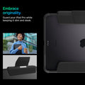 ACS07016 - iPad Pro 11-inch Case Ultra Hybrid Pro in Black showing embracing originality. Guard your iPad Pro while keeping it slim and sleek