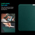 ACS07763 - iPad Pro 13-inch (2024) Case Urban Fit in Midnight Green showing looking smart, feeling safe. Thin, yet protective design secures your Apple Pencil and iPad Pro