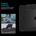 ACS07006 - iPad Pro 12.9-inch Case Ultra Hybrid Pro in Black showing embracing originality. Guard your iPad Pro while keeping it slim and sleek