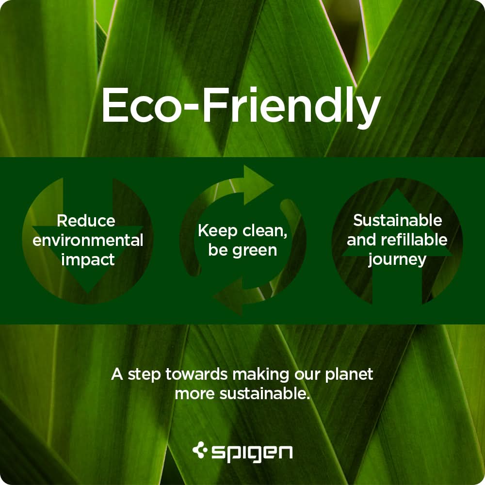 AGL04515 - iPad Pro 11" Screen Protector EZ FIT GLAS.tR Refill showing the eco-friendly. Reduce environmental impact. Keep clean, be green, Sustainable and refillable journey. A step towards making our planet more sustainable