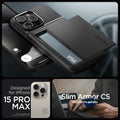 ACS06589 - iPhone 15 Pro Max Case Slim Armor CS in black designed for iPhone 15 pro max. slim armor cs. do you. we got you