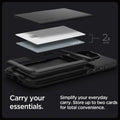 ACS06589 - iPhone 15 Pro Max Case Slim Armor CS in black carry your essentials. simplify your everyday carry. store up to two cards for total convenience.