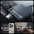 ACS06591 - iPhone 15 Pro Max Case Slim Armor CS in metal slate designed for iPhone 15 pro max. slim armor cs. do you. we got you