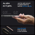 ACS06590 - iPhone 15 Pro Max Case Slim Armor CS in rose gold as slim as it gets. Just the right amount of added depth for optimal slimness and grip. drop the bulk. free up space in your pocket.