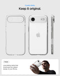 ACS10049 - iPhone 17 Air Ultra Hybrid in Crystal Clear showing crystal clarity. Keep it original. Long lasting clarity that showcases the original design of your iPhone