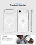 ACS10055 - iPhone 17 Air Ultra Hybrid (MagFit) in Frost White showing long lasting clarity. keep it clear with duraclear.