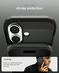 ACS09984 - iPhone 17 Case Tough Armor T AI (MagFit) in black showing total coverage. All day protection