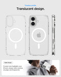 ACS10086 - iPhone 17 Ultra Hybrid (MagFit) in Frost White showing long lasting clarity. keep it clear with duraclear.