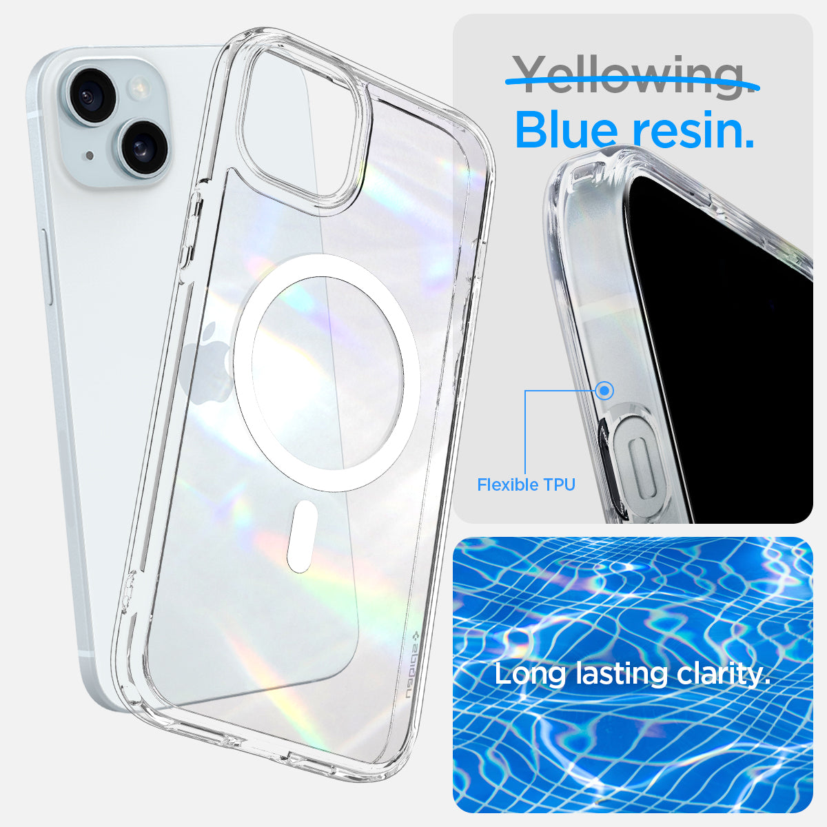 ACS06660 - iPhone 15 Plus Case Ultra Hybrid (MagFit) in white