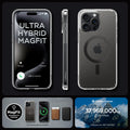 ACS06578 - iPhone 15 Pro Max Case Ultra Hybrid (MagFit) in carbon fiber ultra hybrid magfit. magfit designed for magsafe. 37,969,000kg CO2 offset.