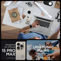 ACS06579 - iPhone 15 Pro Max Case Ultra Hybrid (MagFit) in gold designed for iPhone 15 pro max. ultra hybrid magfit. do you. we got you.