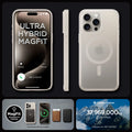 ACS07215 - iPhone 15 Pro Case Ultra Hybrid (MagFit) in Frost Natural Titanium