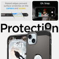 ACS06810 - iPhone 15 Case Tough Armor (MagFit) in gunmetal