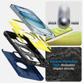 ACS06812 - iPhone 15 Case Tough Armor (MagFit) in navy blue shock resist. extreme protection tech dissipates impact shocks.