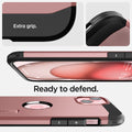 ACS06813 - iPhone 15 Case Tough Armor (MagFit) in rose gold extra grip. ready to defend.