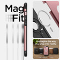 ACS06813 - iPhone 15 Case Tough Armor (MagFit) in rose gold reimagine the way you snap into reality.