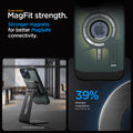 ACS06735 - iPhone 15 Pro Case Tough Armor (MagFit) in abyss green even more magfit strength. stronger magnets for better magsafe connectivity.
