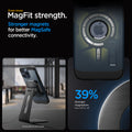 ACS06734 - iPhone 15 Pro Case Tough Armor (MagFit) in metal slate even more magfit strength. stronger magnets for better magsafe connectivity.
