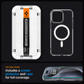 ACS06861 - iPhone 15 Pro Max Case Ultra Hybrid (MagFit) Pack the clear choice. includes a screen protector and case for full coverage.