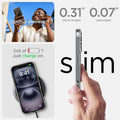 ACS08206 - iPhone 16 Case Ultra Hybrid (MagFit) in Black optimal slimness. Out of battery? Just charge on. 0.31