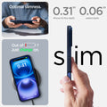 ACS08061 - iPhone 16 Plus Case Thin Fit (MagFit) in Navy Blue optimal slimess. out of battery? just charge on. 0.31