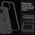 ACS08125 - iPhone 16 Pro Case Ultra Hybrid in Matte Black all day protection. guard your iPhone from daily drops and scratches with total coverage.