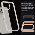 ACS08385 - iPhone 16 Pro Max Case Ultra Hybrid in Natural Titanium all day protection. guard your iPhone from daily drops and scratches with total coverage.