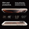 ACS07992 - iPhone 16 Pro Max Case Ultra Hybrid in Crystal Clear slim and protective. strong, lightweight, and slim for the best protection every day. 26x drop amount, 48