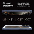 ACS08126 - iPhone 16 Pro Case Ultra Hybrid in Navy Blue slim and protective. strong, lightweight, and slim for the best protection every day. 26x drop amount, 48