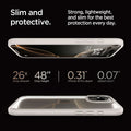 ACS08127 - iPhone 16 Pro Case Ultra Hybrid in Natural Titanium slim and protective. strong, lightweight, and slim for the best protection every day. 26x drop amount, 48