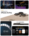 ACS08107 - iPhone 16 Pro Case Thin Fit (MagFit) in Gunmetal do you. we got you. spigen. All new designed for iPhone 16 Pro. Magfit for magsafe. slim protection. Magfit compatible perfect attraction.