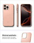 ACS08691 - iPhone 16 Pro Case Thin Fit (MagFit) in Rose Titanium minimal aesthetic. Sleek form factor, for simple protection day in, and day out.