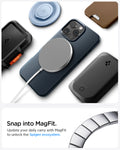 ACS08108 - iPhone 16 Pro Case Thin Fit (MagFit) in Metal Slate snap into magfit. update your daily carry with magfit to unlock the spigen ecosystem.