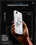 ACS10056 - iPhone 17 Air Ultra Hybrid Zero One (MagFit) in Zero One White showing check your compatibility. ultra hybrid magfit